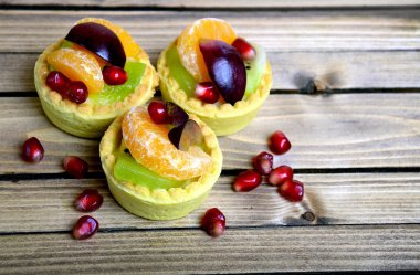 Meyve ile Mini tartes