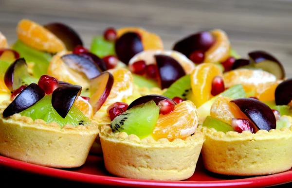 Міні пиріжки з фруктами — стокове фото