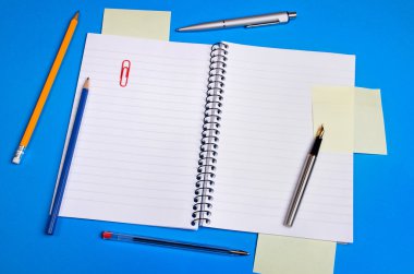Ofis, banka donatımı ile not etmek