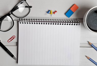 Ofis, banka donatımı ile not etmek