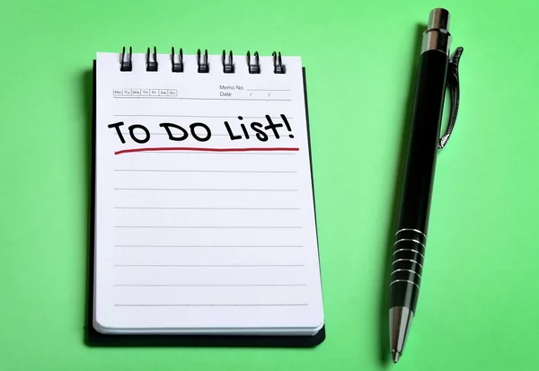 To do list word — Stock Photo, Image