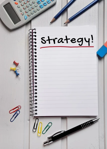 Strategie woord — Stockfoto