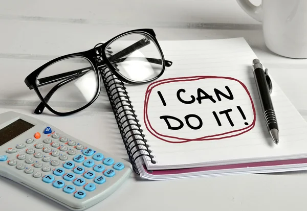 I can do it word — Stock Photo, Image