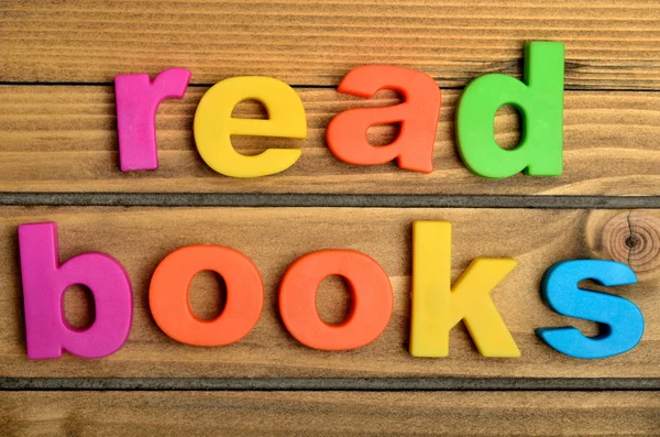 Read books word — Stock Photo, Image