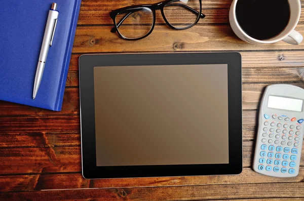 Material de escritório na mesa — Fotografia de Stock