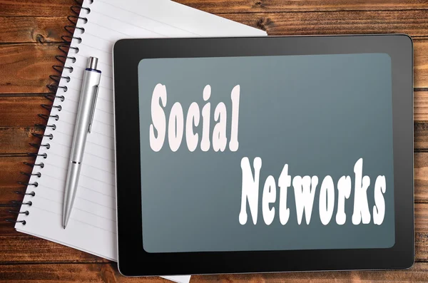 Social Networks words — Stock Photo, Image