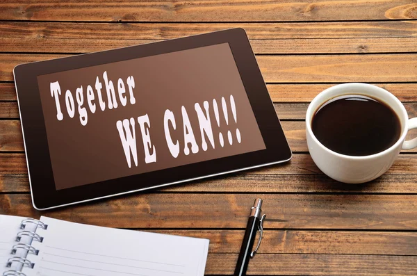 Together we can! — Stock Photo, Image