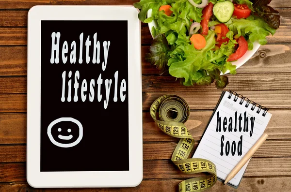 Healthy food words — Stock Photo, Image