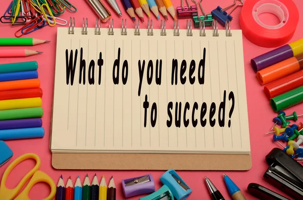 O que você precisa para ter sucesso ? — Fotografia de Stock