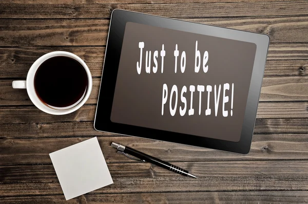 Giusto per essere positivi ! — Foto Stock