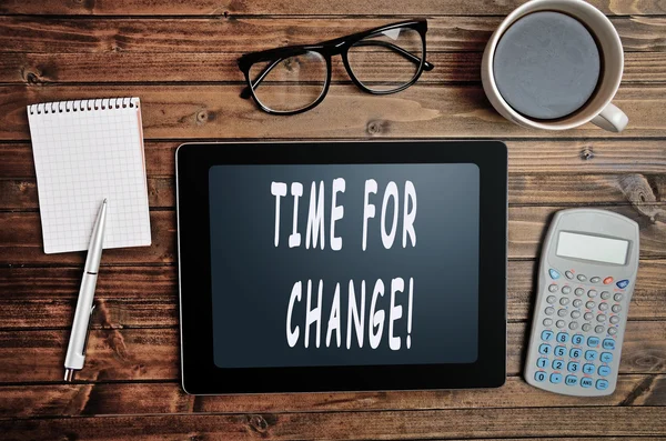 Time for change ! — Stock Photo, Image