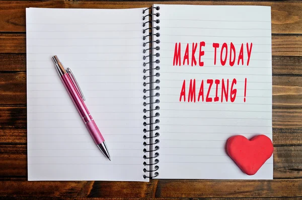 Faça hoje incrível ! — Fotografia de Stock