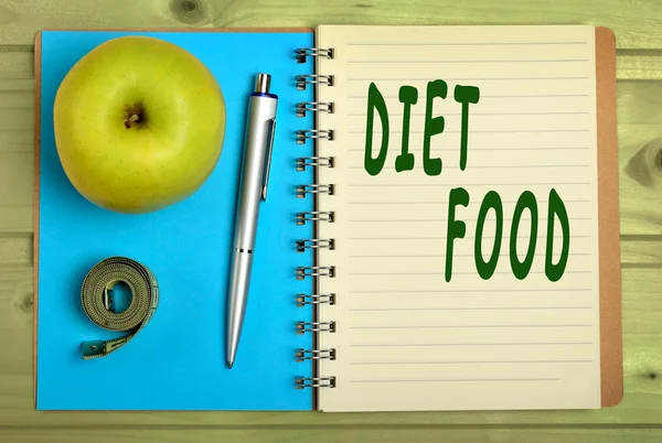 Dieta alimentos palavras — Fotografia de Stock