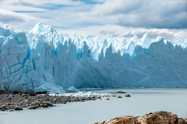 Perito Moreno Buzulu 'nun buz katmanları — Stok fotoğraf