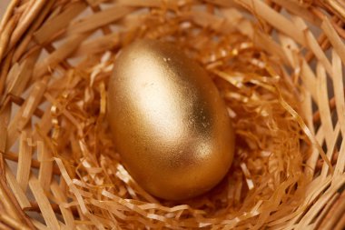 Sepet içinde altın yumurta