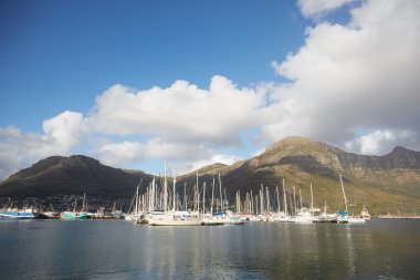 dağlar, deniz, gemi