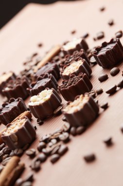 lezzetli çikolata şekerleme