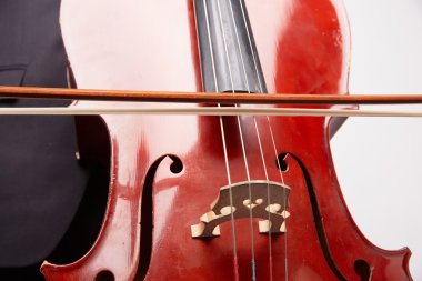 Genç adam oyun çello