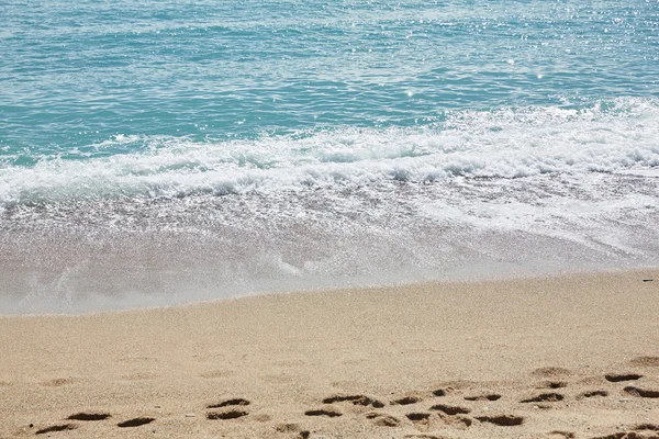 Praia em Barcelona, Espanha — Fotografia de Stock