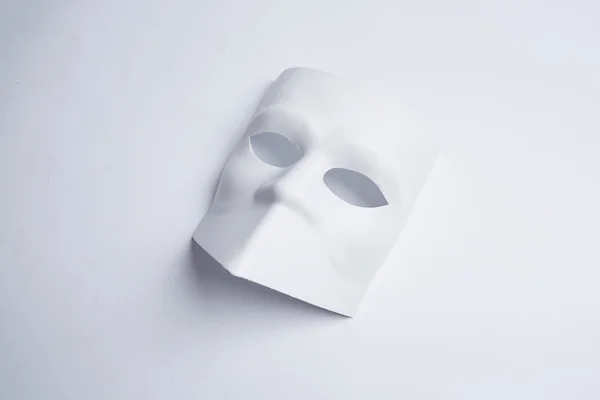 Vit venetianska mask — Stockfoto