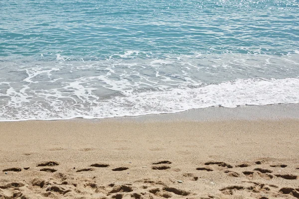 Praia em Barcelona, Espanha — Fotografia de Stock