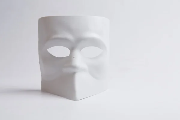 White Venetian mask — Stock Photo, Image