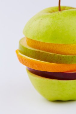 Meyve kesme: elma, portakal, armut 