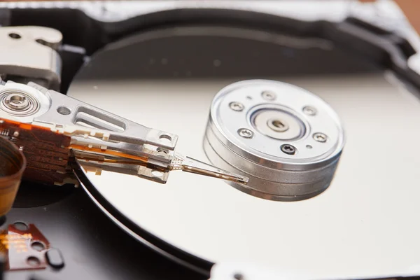 Hard disk closeup — Stock Photo, Image