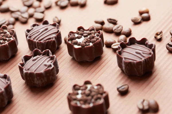 Permen coklat lezat. — Stok Foto