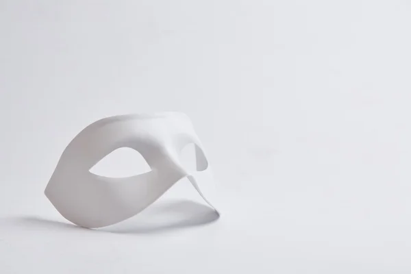 Mască venețiană albă Fotografie de stoc