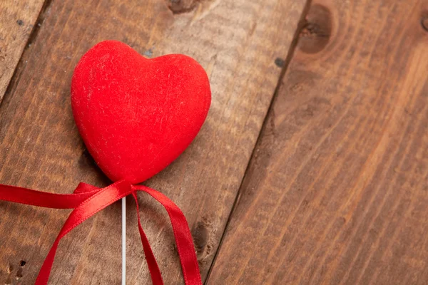 Серце на палицю для день Святого Валентина — стокове фото
