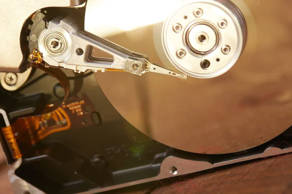 Hard disk closeup — Stock Photo, Image