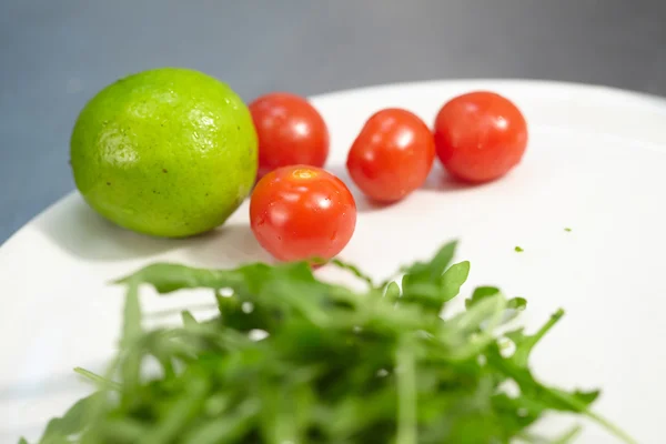 Rucola lecker gesunde Ernährung — Stockfoto