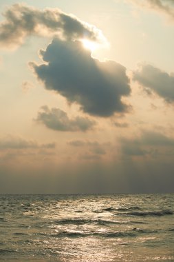 Tayland güzel parlak deniz manzarası