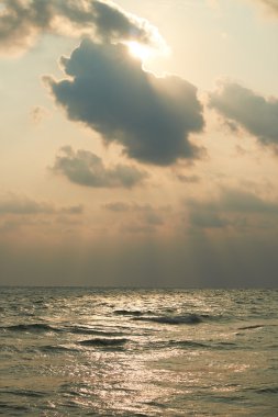 Tayland güzel parlak deniz manzarası