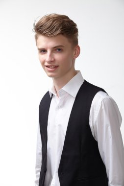 Kendine güvenen genç işadamı 