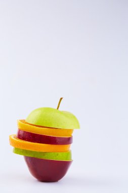 Meyve kesme: elma, portakal, armut 