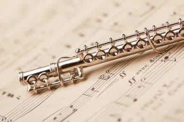 flüt notları içinde belgili tanımlık geçmiş