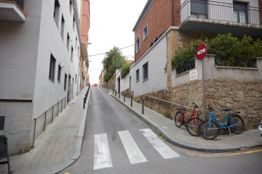 Sokak ve Barcelona şehir'in mimaride 