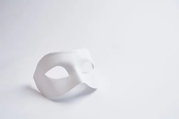 White venetian mask — Stock Photo, Image