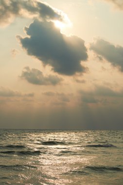 Tayland güzel parlak deniz manzarası