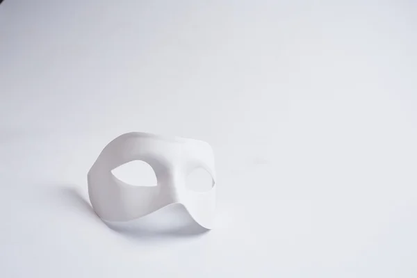 White venetian mask — Stock Photo, Image