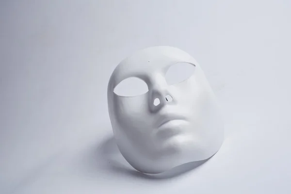 White venetian mask — Stock Photo, Image