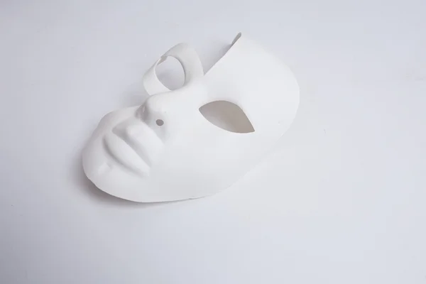 White venetian mask — Stock Photo, Image