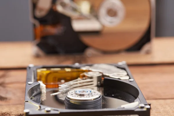 Hard disks closeup — Stock Photo, Image