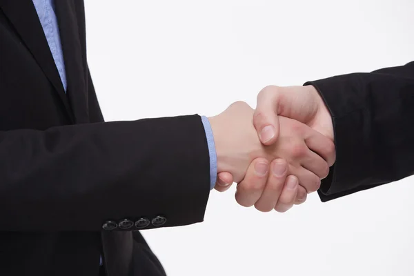 Two businessmen successful handshake — Stock Photo, Image