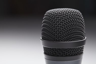 Kablosuz mikrofon yakın çekim