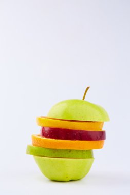 Meyve kesme: elma, portakal, armut 