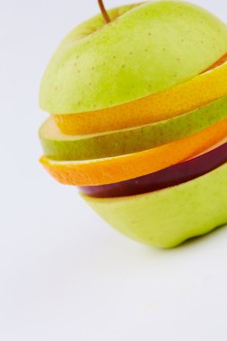 Meyve kesme: elma, portakal, armut 