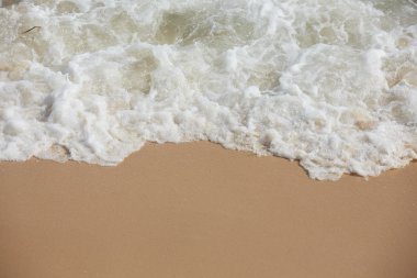 Tropikal okyanus plaj dalgalar ile